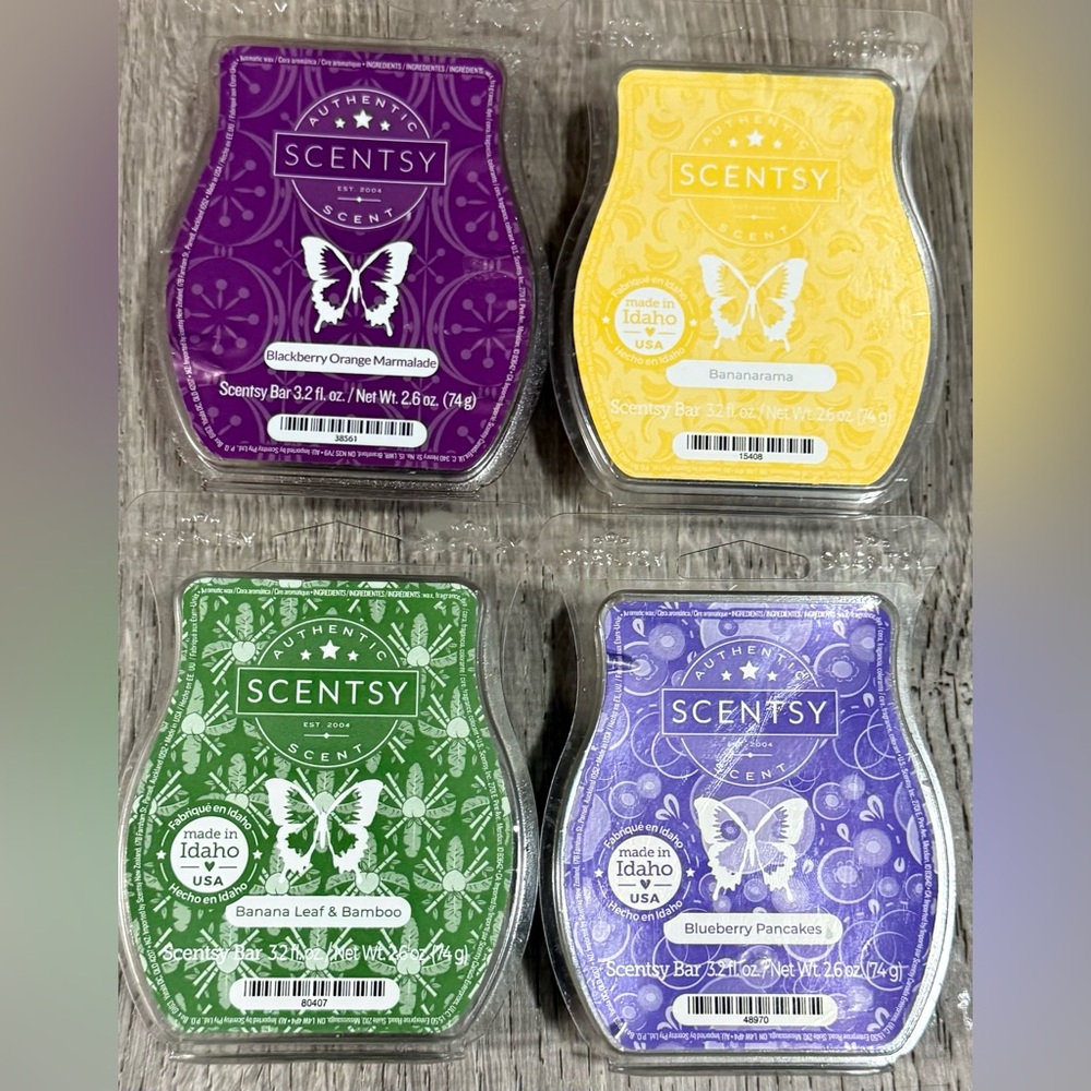 Scentsy Wax Melt Bundle Set of 4 | Fruity + Bakery Scents | New - Picture 2 of 5